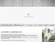 Tablet Screenshot of jannickeabrahamsen.com